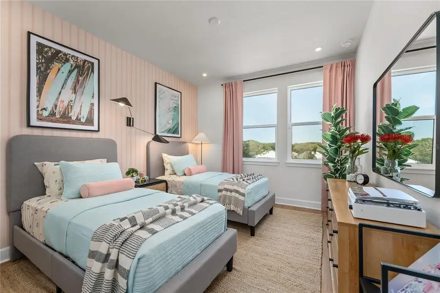 Furnished interior view inside a new home in EvenTide, New Smyrna Beach (Image 9).