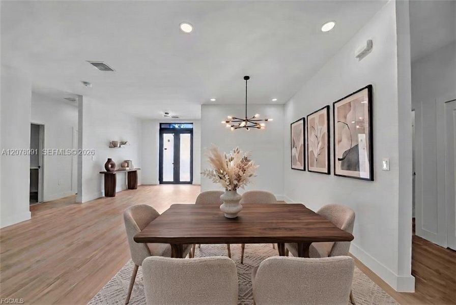 Furnished interior view inside a new home in , North Port (Image 16).