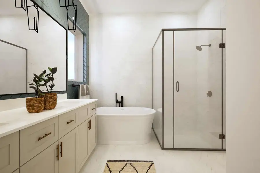 The Zinnia - Optional Freestanding Tub with Shower The Zinnia - Optional Freestanding Tub with Shower