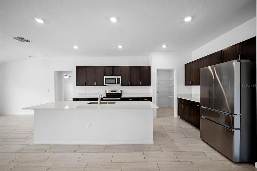 Furnished interior view inside a new home in North Park Isle, Plant City (Image 6).