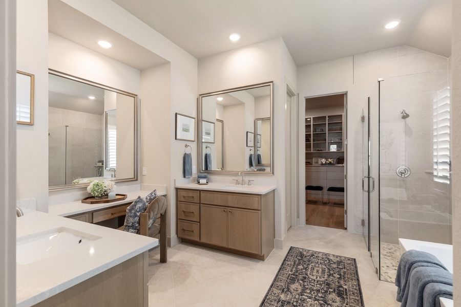 Representative Primary Bathroom - some options shown Representative Primary Bathroom - some options shown