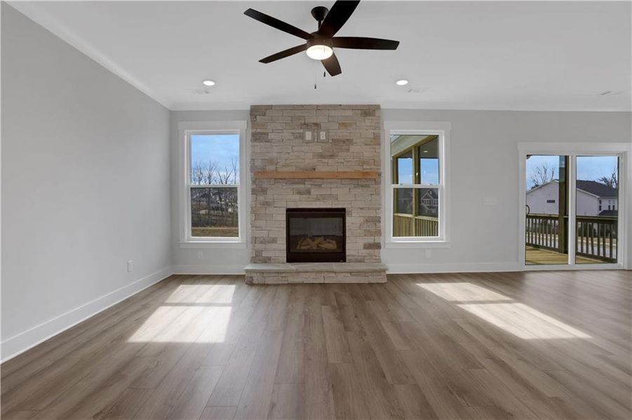 Spacious, unfurnished interior of a new home in Twin Lakes, Hoschton (Image 33). Spacious, unfurnished interior of a new home in Twin Lakes, Hoschton (Image 33).