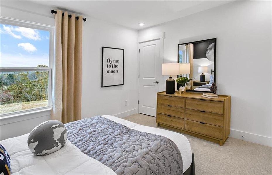 Furnished interior view inside a new home in Rose Creek, Cumming (Image 41).