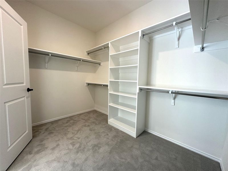 Furnished interior view inside a new home in Salerno - Classic Collection, Round Rock (Image 16). Furnished interior view inside a new home in Salerno - Classic Collection, Round Rock (Image 16).