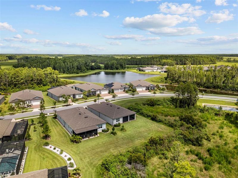 Private Conservation Lot with only 1 side neighbor