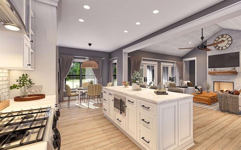 Furnished interior view inside a new home in , Bremen (Image 3).