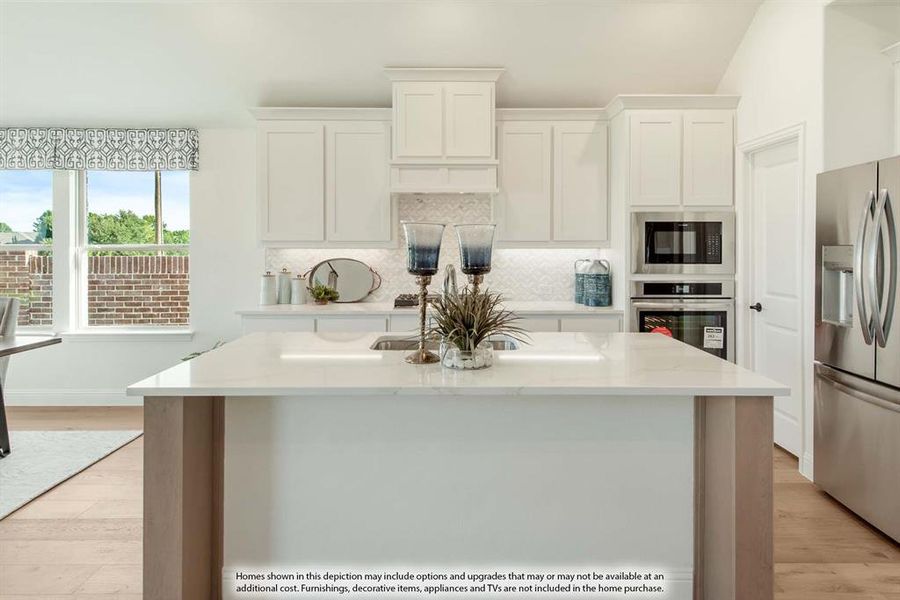 Furnished interior view inside a new home in Chaparral Park, Oak Point (Image 15).