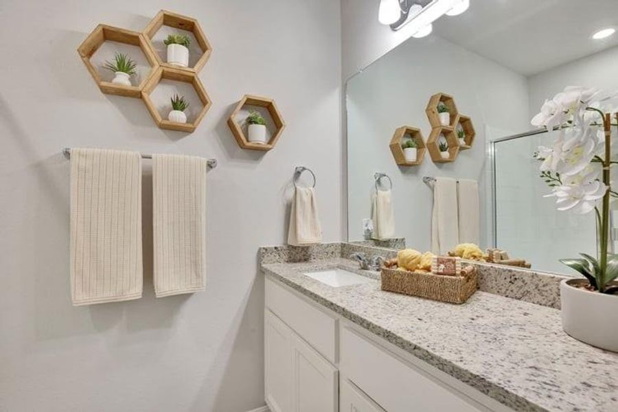 Furnished interior view inside a new home in The Meadows at Stallion Run, Buda (Image 13). Furnished interior view inside a new home in The Meadows at Stallion Run, Buda (Image 13).