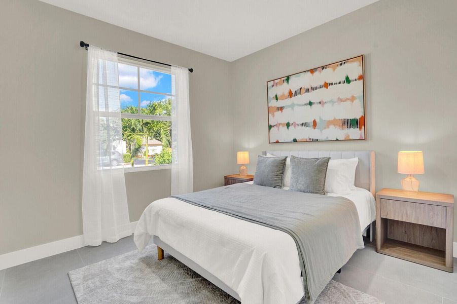 Furnished interior view inside a new home in , Delray Beach (Image 7). Furnished interior view inside a new home in , Delray Beach (Image 7).