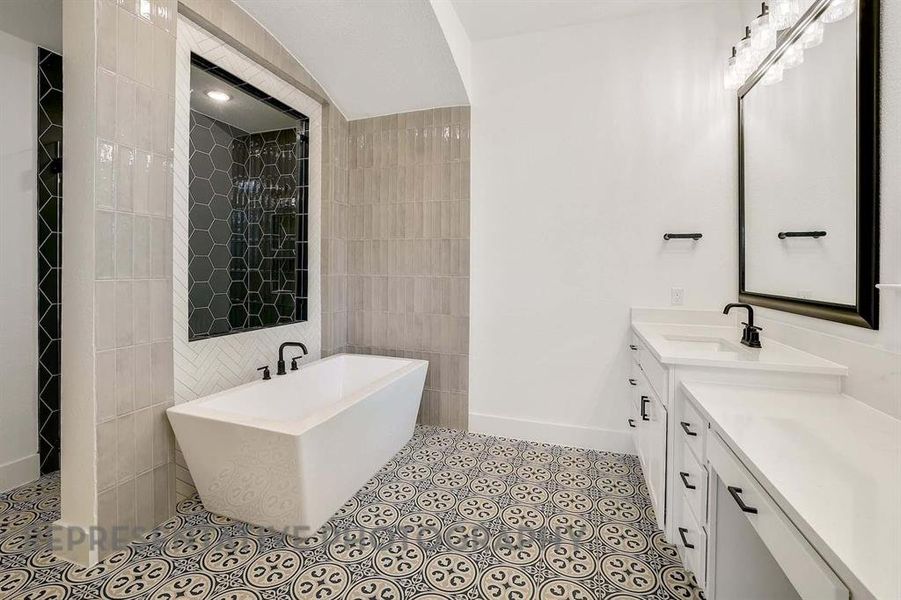 Furnished interior view inside a new home in , Rockwall (Image 5).