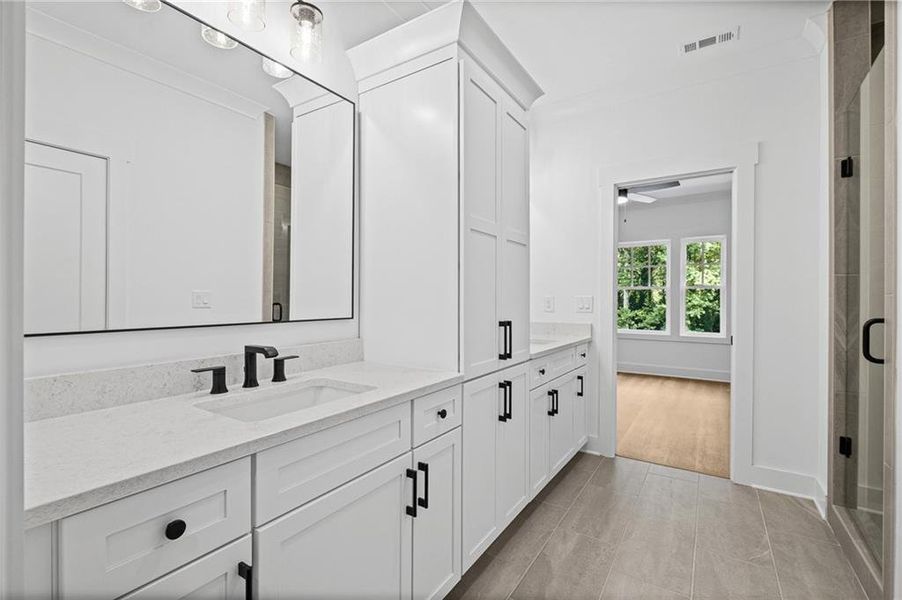 Furnished interior view inside a new home in , Kennesaw (Image 8).