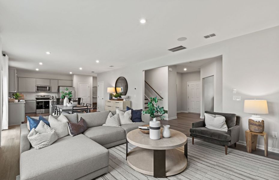 Furnished interior view inside a new home in Carpenter Falls, Durham (Image 8).