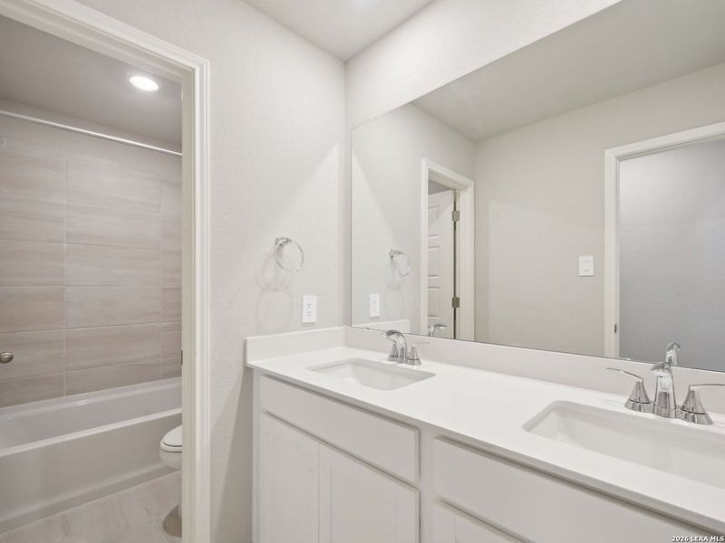 Furnished interior view inside a new home in Royal Crest, San Antonio (Image 4).