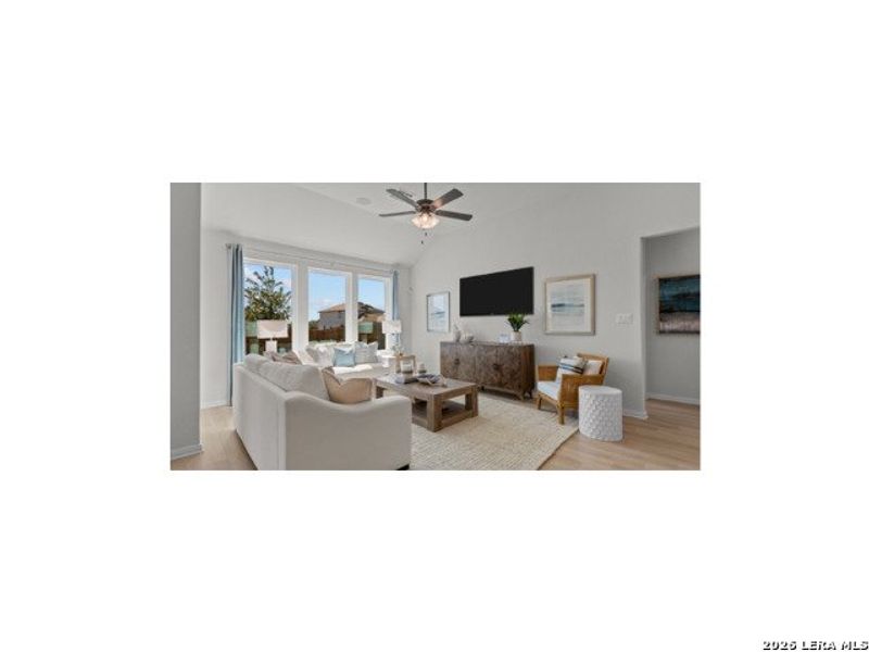 Furnished interior view inside a new home in Morgan Meadows, San Antonio (Image 7). Furnished interior view inside a new home in Morgan Meadows, San Antonio (Image 7).