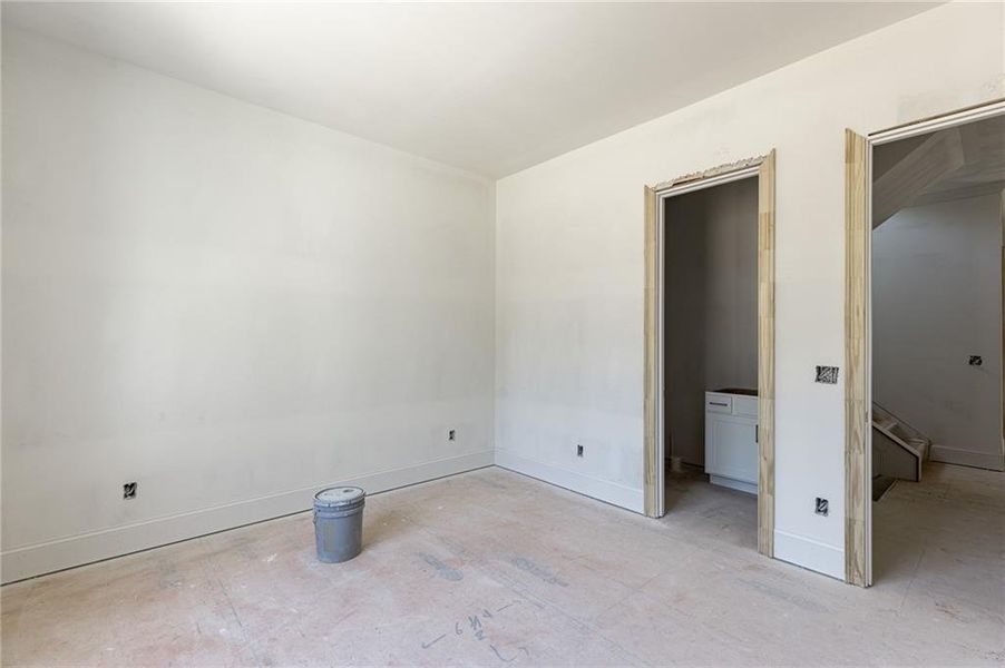 In-progress construction of a new home in , Buford, GA (Image 37).