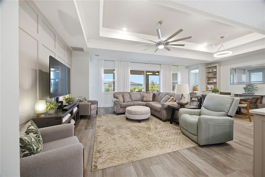 Furnished interior view inside a new home in , Ocala (Image 12).