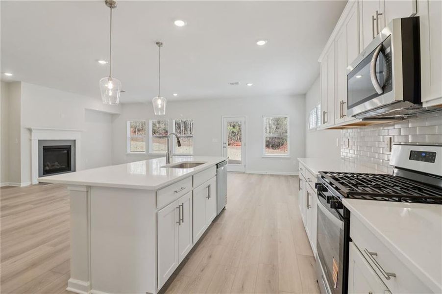 Furnished interior view inside a new home in Harmony Manor, Fairburn (Image 8).