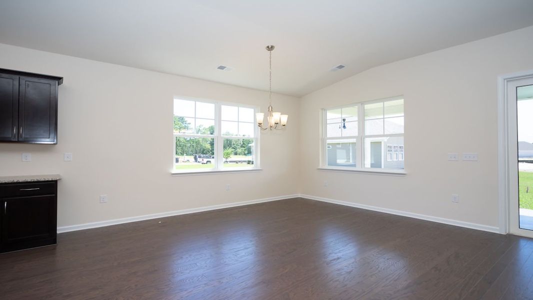 Representative unfurnished interior of a home built from the EATON by D.R. Horton in Waterbridge, Myrtle Beach (Image 30).