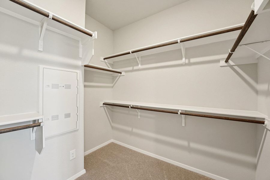 Walk-in closet in Primary Bedroom