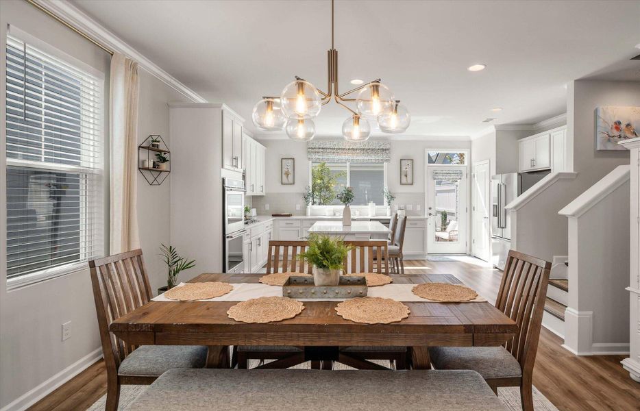 Furnished interior view inside a new home in , Summerville (Image 9). Furnished interior view inside a new home in , Summerville (Image 9).