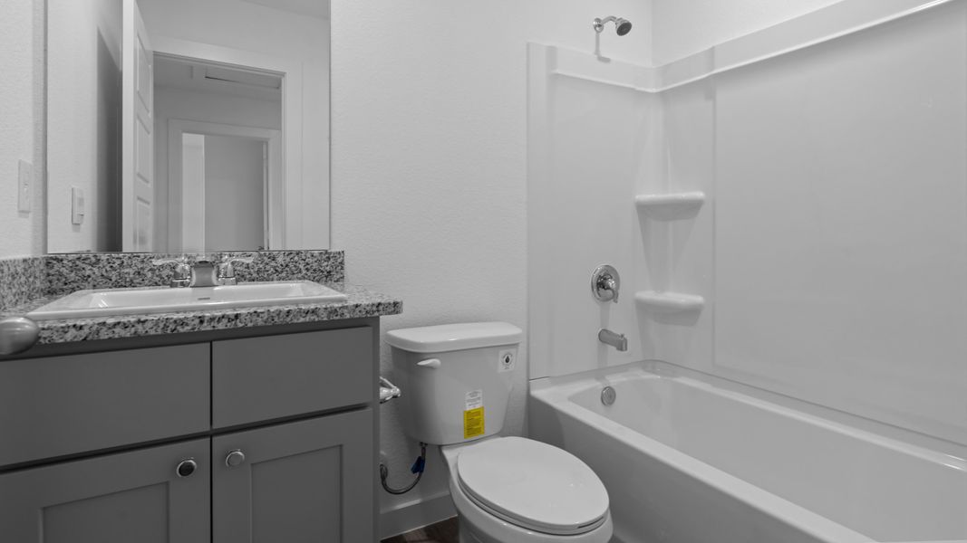 Furnished interior view inside a new home in Allen Farms, Lubbock (Image 8).