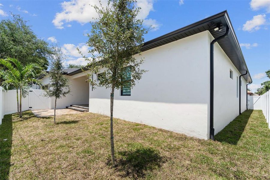 Exterior details and patio area of a home in , Tampa (Image 29). Exterior details and patio area of a home in , Tampa (Image 29).