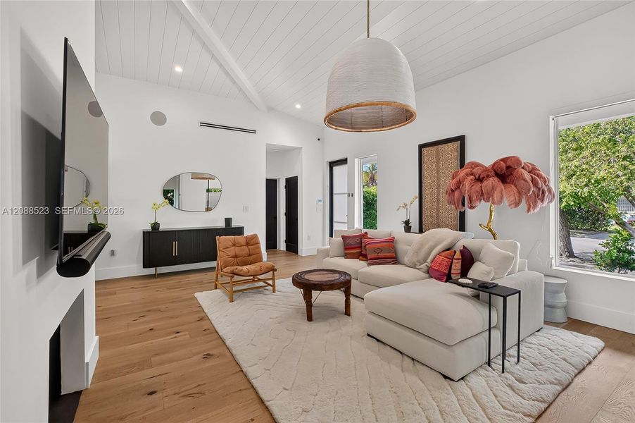 Furnished interior view inside a new home in , Miami (Image 30).