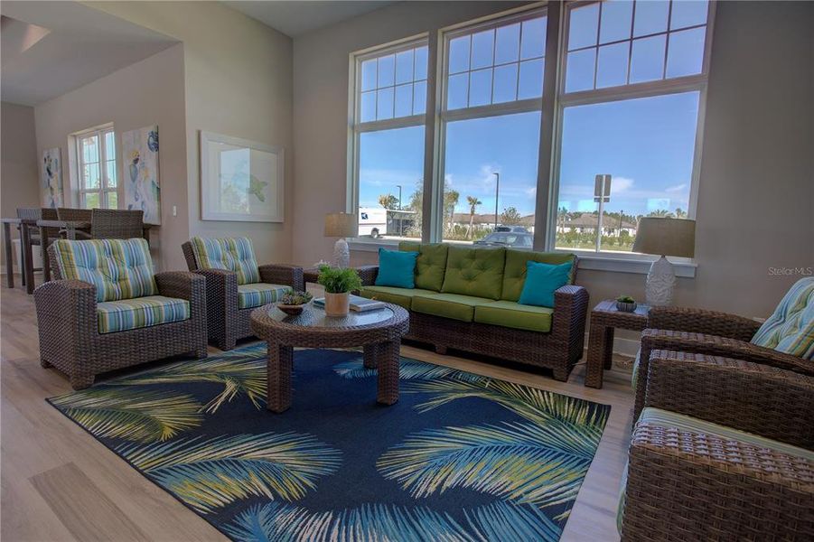 Furnished interior view inside a new home in Sawmill Branch Express, Palm Coast (Image 18).