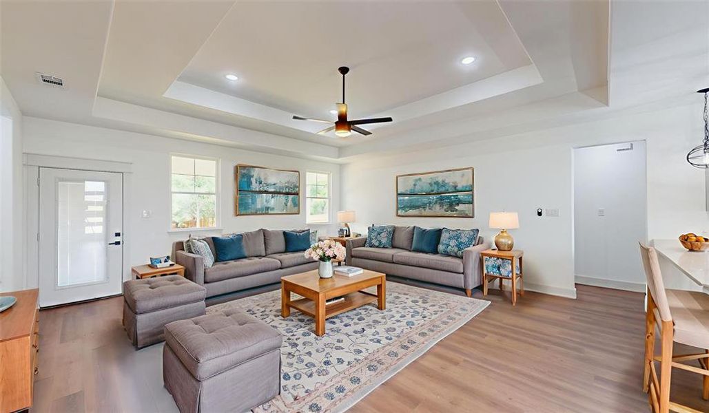 Furnished interior view inside a new home in , Keene (Image 5). Furnished interior view inside a new home in , Keene (Image 5).