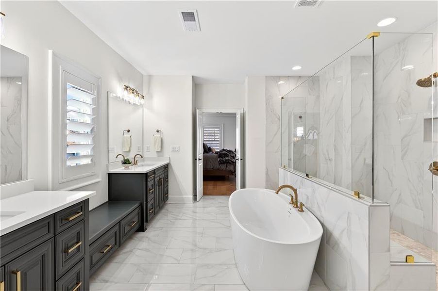 Furnished interior view inside a new home in Hillandale In Historic Roswell, Roswell (Image 28).