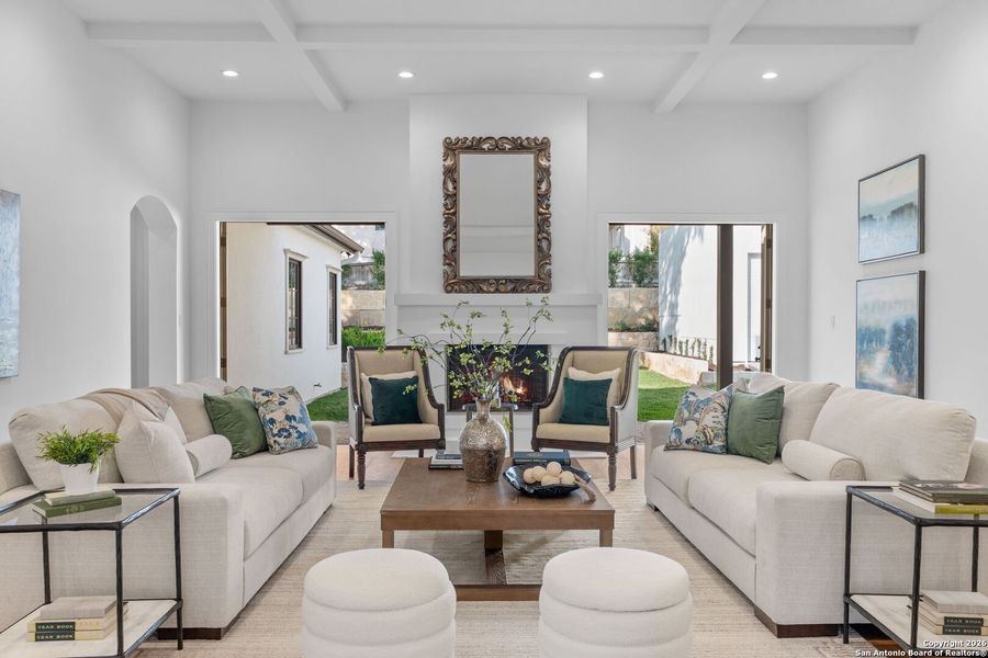 Furnished interior view inside a new home in , Terrell Hills (Image 9).