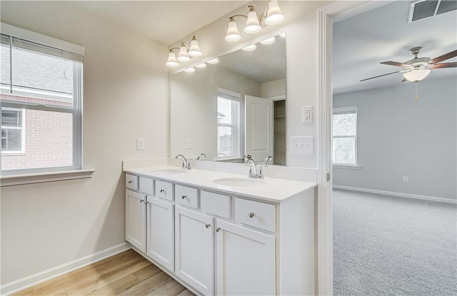 Furnished interior view inside a new home in Bowers Farm, McDonough (Image 10).