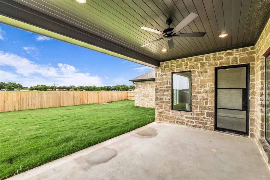 Exterior details and patio area of a home in , Robinson (Image 3). Exterior details and patio area of a home in , Robinson (Image 3).