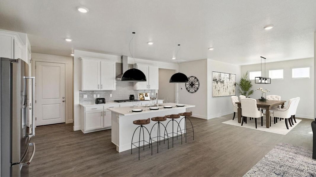 Furnished interior view inside a new home in Vantage, Berthoud (Image 6).