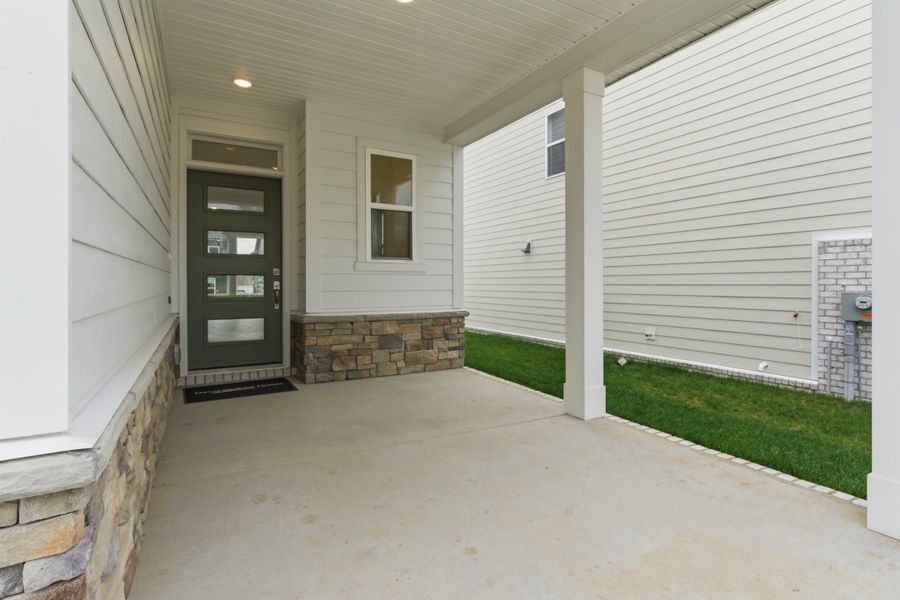 Exterior details and patio area of a home in Nexus – Park Collection, Gallatin (Image 4).