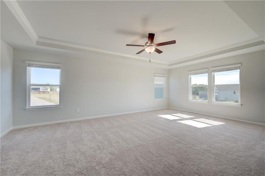 Spacious, unfurnished interior of a new home in Grandview at Millers Mill, Stockbridge (Image 32).