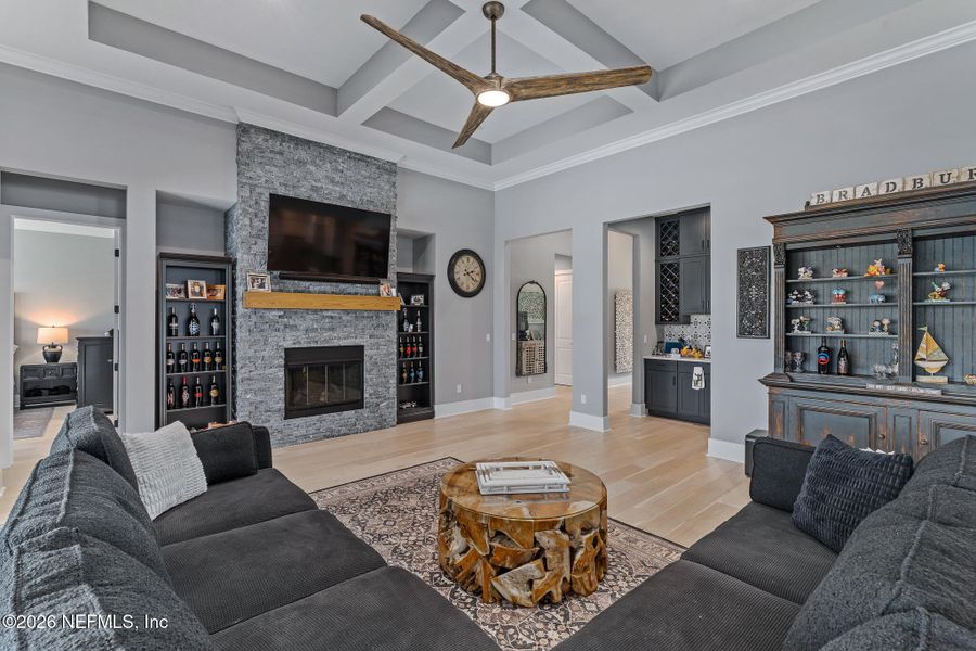 Furnished interior view inside a new home in Marshes of Madeira, St. Augustine (Image 5). Furnished interior view inside a new home in Marshes of Madeira, St. Augustine (Image 5).