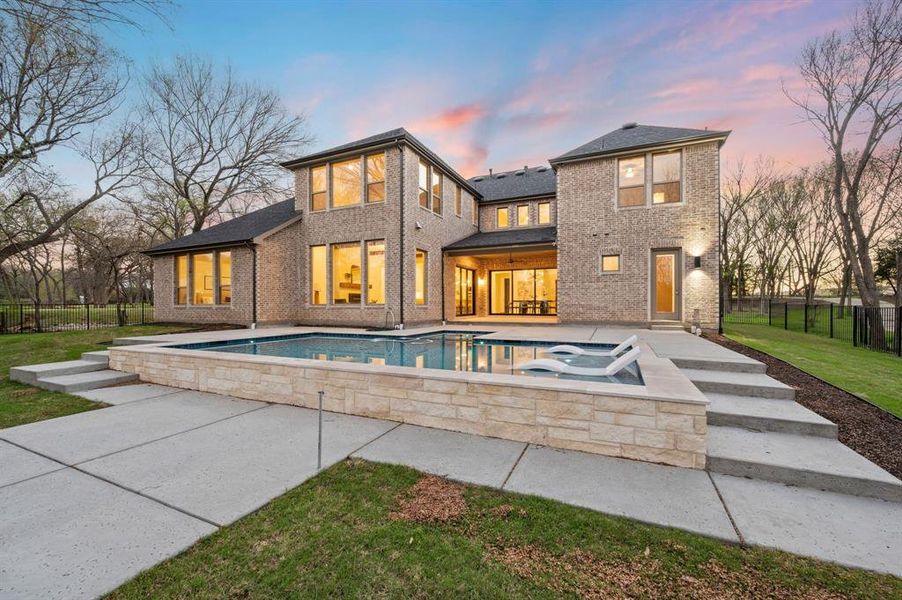 Exterior details and patio area of a home in , Keller (Image 25). Exterior details and patio area of a home in , Keller (Image 25).