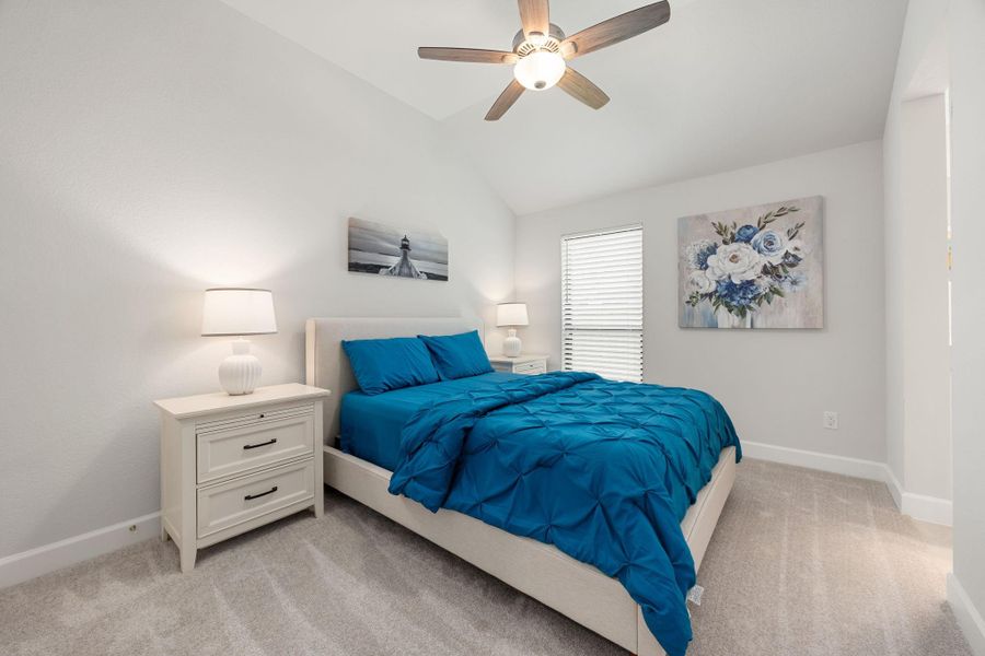 Furnished interior view inside a new home in The Highlands, Porter (Image 40).