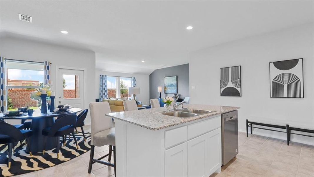 Furnished interior view inside a new home in Rock Creek West, Fort Worth (Image 7).