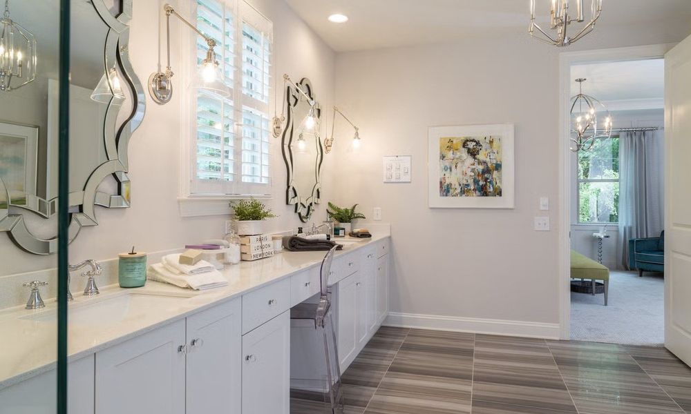 Representative furnished interior of a home built from the Santa Fe Ranch by Classica Homes in McLean - South Shore, Clover (Image 13). Representative furnished interior of a home built from the Santa Fe Ranch by Classica Homes in McLean - South Shore, Clover (Image 13).