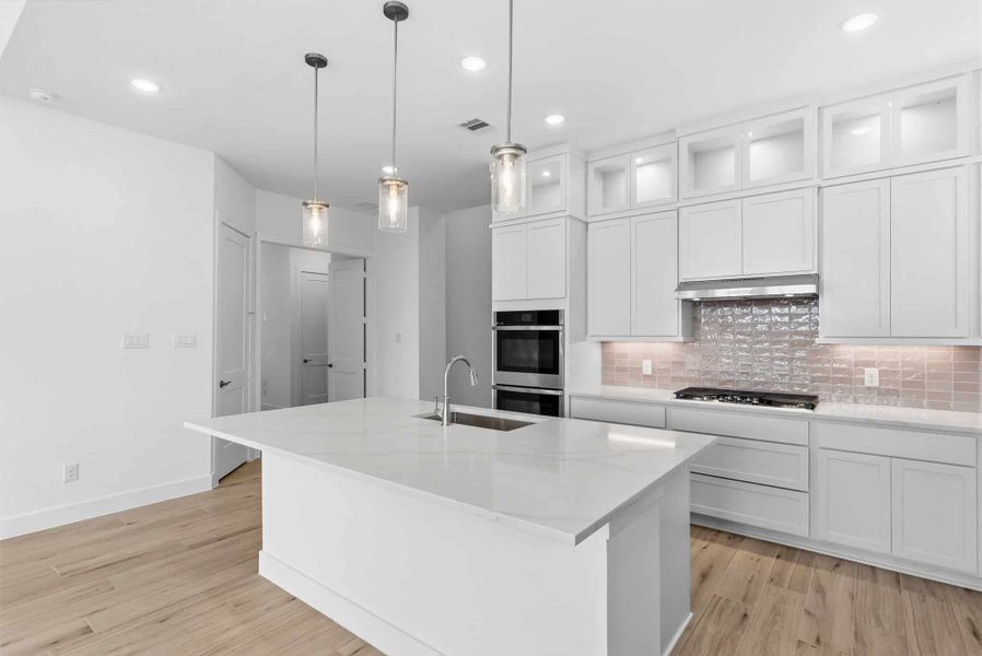 Furnished interior view inside a new home in Wood Leaf Reserve, Tomball (Image 9).