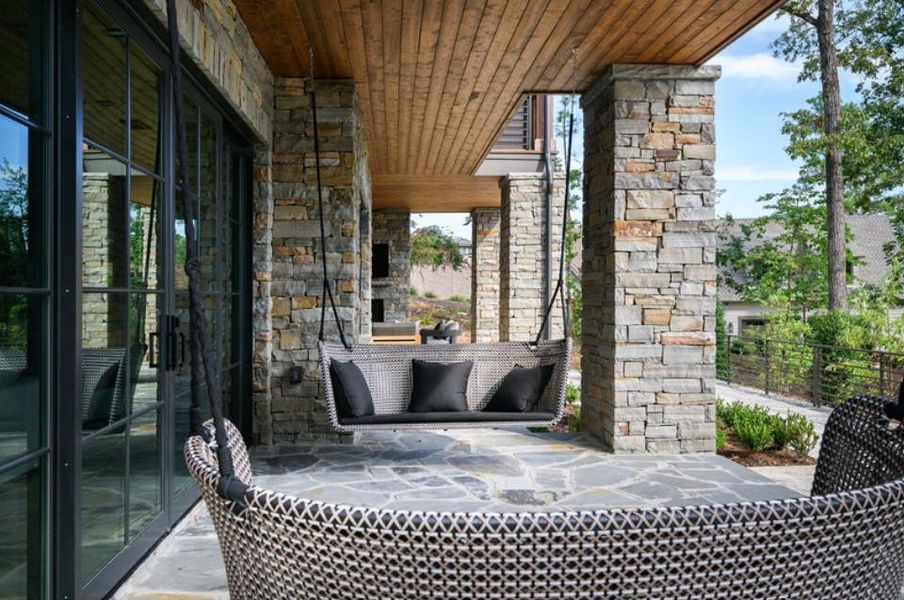 Exterior details and patio area of a home in , Gainesville (Image 4).