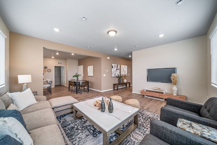 Furnished interior view inside a new home in Green Valley Ranch, Aurora (Image 8).