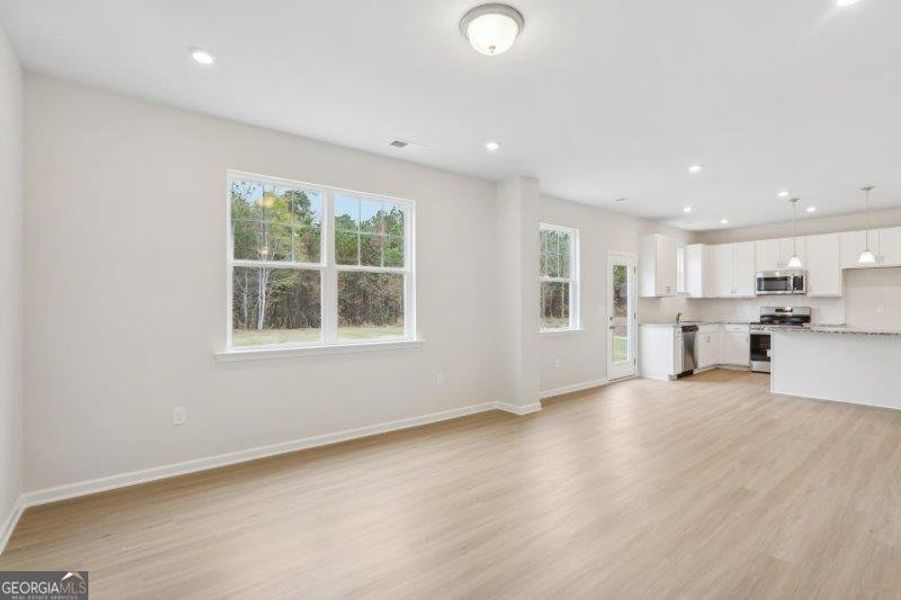 Spacious, unfurnished interior of a new home in Bryson Farms, Byron (Image 13).