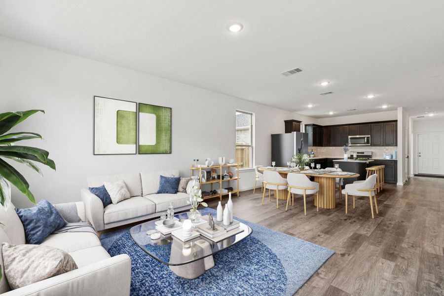Furnished interior view inside a new home in River Ranch, Dayton (Image 18).