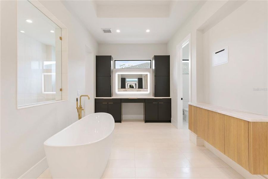 Furnished interior view inside a new home in , Tampa (Image 17). Furnished interior view inside a new home in , Tampa (Image 17).