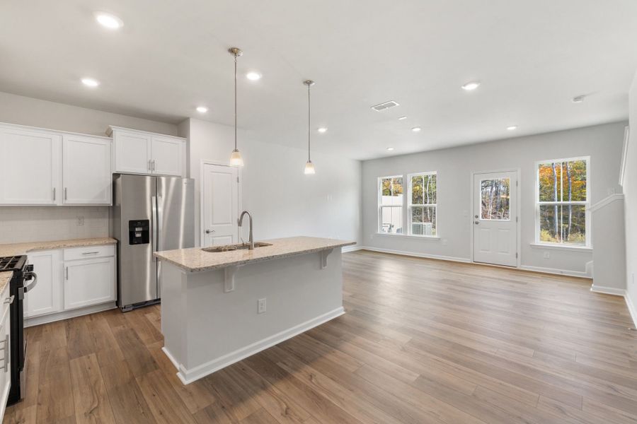 Furnished interior view inside a new home in Flemingfield, Greensboro (Image 8).