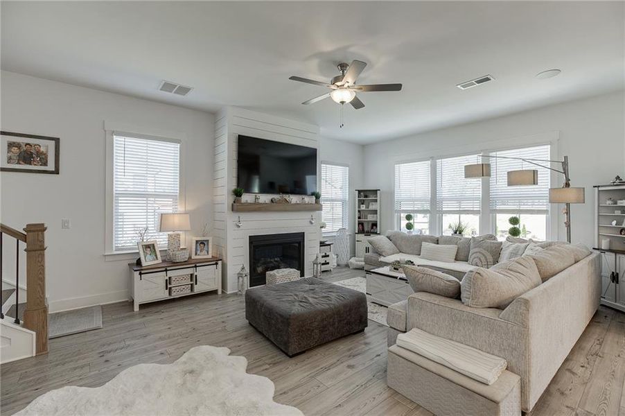 Furnished interior view inside a new home in , Cumming (Image 6).