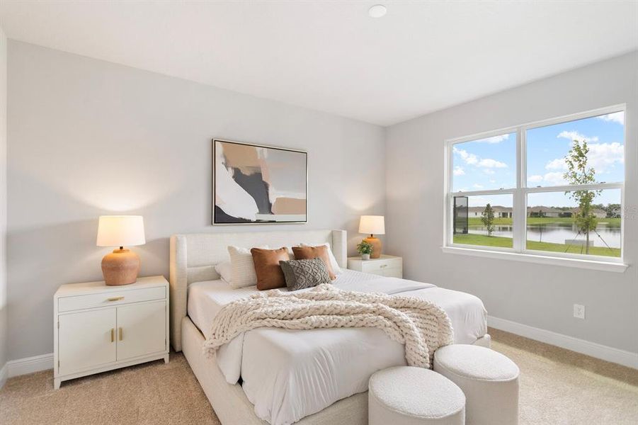 Furnished interior view inside a new home in Windwater, Parrish (Image 4).